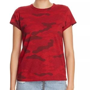 Rag & Bone Red Camo Tee